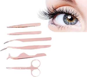 <b>Eyelash</b> Tweezers <b>Eyelashes</b> Extension Applicator Remover Pro Beauty Tool Magnetic False <b>Eyelashes</b> <b>Reusable</b> Curler False Lashes - Product Image 5