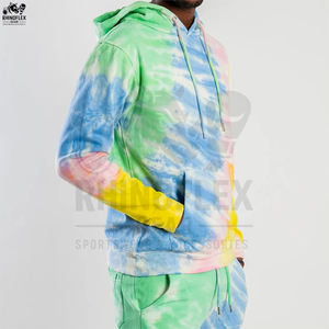Conjunto Deportivo Tie Dye de Moda, el Más Vendido del Invierno para Hombre, Talla Grande, Color Sólido, para Correr, Gimnasio y Ropa Deportiva - Product Image 4