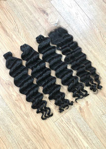 Profundo ondulado a granel Muchos colores Cabello cabello humano 100% Vietnamse extensiones de cabello humano listas para enviar - Product Image 5