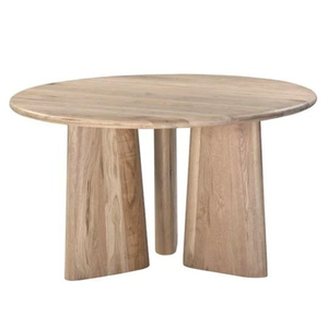 Modern <b>Round</b> Mango Coffee <b>Table</b> in <b>Solid</b> <b>Wood</b> Eco-Friendly & Durable Home Living Room Restaurant Use Wholesale Price - Product Image 3