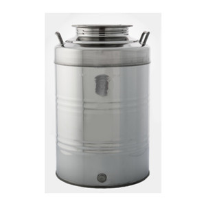 Contenitore in Acciaio Inox per Olio 50 Lt. Alto - Product Image 1