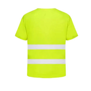 Design personnalisé T-shirt en coton pour hommes Vert fluo Travail 100% Matériaux de haute qualité fabriqués les meilleurs T-shirts pour hommes - Product Image 2