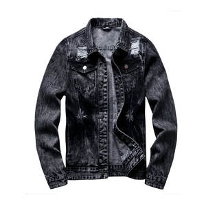 Chaquetas vaqueras lavadas con ácido para mujer, ropa de invierno a la moda para hombre, precio al por mayor - Product Image 1