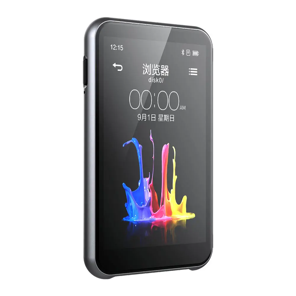 Full Touchscreen Mp4 Mp3 Player With Screen Portable Sound Music Player With Voice Recorder Supports Mp3 Mp4 Player