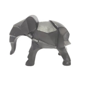 El yapımı fil alüminyum heykel kaliteli Modern tasarım soyut heykel altın Finish için kapalı dekor masa üstü heykel - Product Image 1