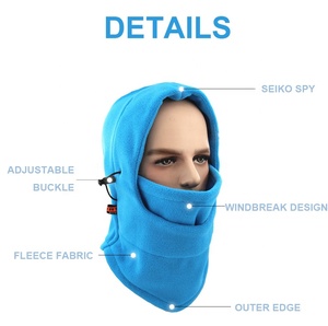 Polar Fleece Balaclava <b>Man</b> Multifunctional <b>Hats</b> and Neck Warmer Balaclava for <b>Winter</b> - Product Image 2