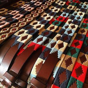 Cinturón de piel de polo cosido a mano personalizado para montar a caballo, diseño elegante con hebilla de aleación más resistente, venta al por mayor - Product Image 5