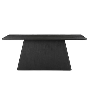 Mesa central con acabado de explosión de arena negra y delgada moderna personalizada para cocina, dormitorio, comedor o sala de estar, muebles para el hogar - Product Image 1