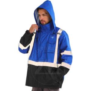 Sudadera de Seguridad Invernal con Luz LED ANSI Clase 2 Personalizable al por Mayor para Hombre, Cortavientos, con Múltiples Bolsillos - Product Image 1
