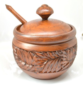High Selling Wooden Sugar Pots for Living and <b>Bed</b> <b>Room</b> Sugar Pots/jar for Bowl for Customized Size with Lid for Sale - Product Image 1
