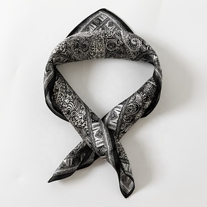 : Promotional <b>Silk</b> Bandanas Wholesale Custom Logo Printed <b>Scarf</b> Bulk for Events Gifts - Product Image 1