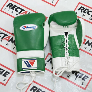 Équipement de combat professionnel, gants de boxe en cuir Winning, qualité supérieure, 100% cuir véritable, vêtements de sport, gants d'entraînement de boxe - Product Image 1