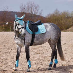 Northern 2024 Dressage Jumping Saddle Pad Dernière conception Nouvelle gamme de couleurs Tissu de remplissage en coton Numnah Nouvelle couverture de dressage - Product Image 5