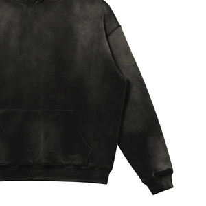 Sweat à capuche pour homme de haute qualité, personnalisé, pour l'hiver, motif délavé au soleil, pull respirant, impression numérique, broderie, fermeture éclair, XXS - Product Image 3