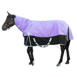 High Quality Lightweight & Breathable <b>Memory</b> Fabric Horse Show Rugs Wholesale Summer and Winter <b>Blankets</b> with Neck - Product Image 2