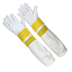 Fabricante de Pakistán, guantes de apicultura de alta calidad, a prueba de picaduras, nuevo diseño, guantes de apicultura de cuero de cabra - Product Image 2