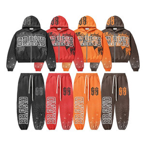 Survêtement d'hiver pour homme, style streetwear, prix abordable, 100% coton, impression personnalisée, service OEM, fabriqué au Pakistan, vente en gros - Product Image 1