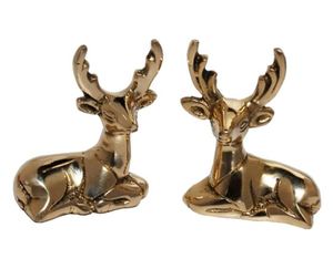 Pirinç sirk fil heykeli ile pirinç kaplama parlak lehçe fil heykeli ev ofis odası vitrin dekor heykeli için - Product Image 2