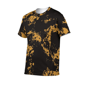 Camiseta de algodón para hombre con estampado Tie Dye, cuello redondo clásico, manga corta, estilo casual urbano, suave, ligera, transpirable, cómoda, a la moda para el verano. - Product Image 3