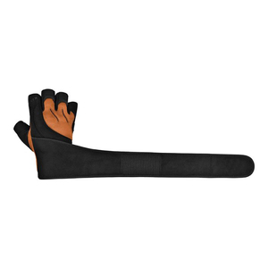Gants en cuir à demi-doigts unisexes pour l'haltérophilie, l'entraînement et le cyclisme pour les sports d'extérieur. - Product Image 3