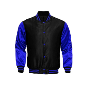 Chaqueta de béisbol de Satén/Chaqueta universitaria de hombre con bordado de logotipo personalizado con estilo de moda al por mayor - Product Image 3