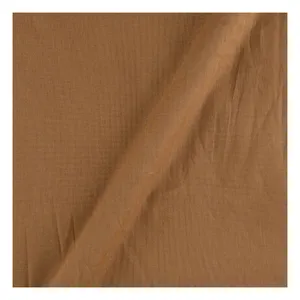 Tissu pour robe en voile de coton couleur chameau clair Produits les plus vendus