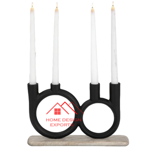 Aluminium Casted <b>Candle</b> Stands for <b>Dinner</b> Table Centerpieces New Arrival Metal Aluminium T Light Holder - Product Image 4