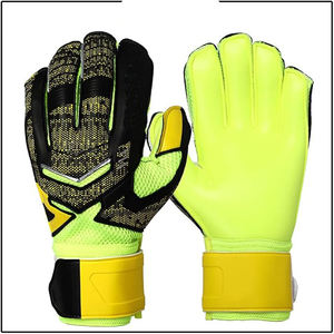 Gants de gardien de but Giga allemands avec EVA Latex Négatif Roll-Finger Cut Contact Grip Palms Finger Saves Protection - Product Image 4