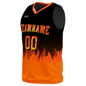 Ensemble de basket-ball personnalisé avec nom et numéro d'équipe, respirant et à séchage rapide - Product Image 5
