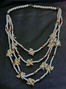 Collar de diamantes de cristal unisex con diseño de fiesta elegante, cuentas de resina bordadas para eventos de boda, Ángel modelado para mujeres y niñas - Product Image 6