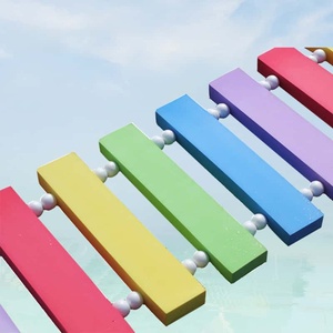 Planches de flottaison d'entraînement colorées flottantes pour piscine, ponts d'apprentissage, jouets de parc aquatique, kickboard, bouée de traction - Product Image 3
