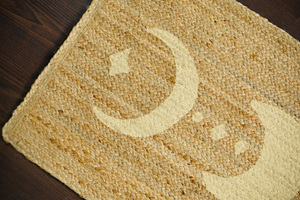 Luxury Persian-Inspired Cozy Shaggy Rug Timeless Elegance Jute <b>Table</b> <b>Runner</b> with Striped Pattern Home Use Wholesale Price India - Product Image 4