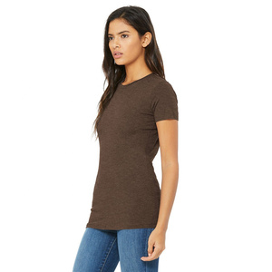 T-shirt pour femme à manches courtes, coupe classique, respirant, imprimé numérique, de haute qualité, personnalisé, en gros, nouveau, OEM, 100% coton - Product Image 2