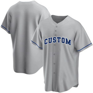 Jersey de béisbol con cuello en V y botones de dos colores a rayas de poliéster sublimado personalizado jerséis de béisbol de hip hop personalizados - Product Image 6