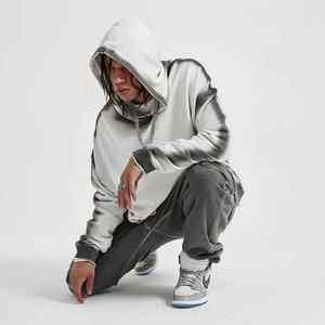 Sweat à capuche uni surdimensionné pour hommes de haute qualité Comfy Vintage Wash Winter 100% Cotton Tie Dye - Product Image 2