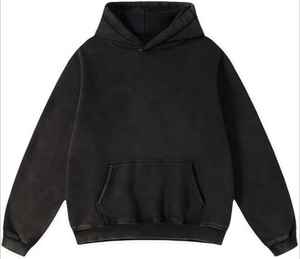 Mens <b>Oversized</b> Acid Washed Hoodie Loose Fit <b>Vintage</b> Style Streetwear Heavyweight Cotton Pullover Casual <b>Sweatshirt</b> - Product Image 5