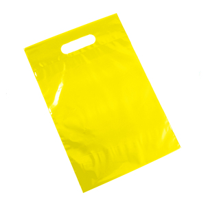 Bolsa de compras de plástico impresa personalizada, bolsa de plástico LDPE, diseño de logotipo personalizado, bolsa de plástico con asa troquelada LDPE impresa - Product Image 4