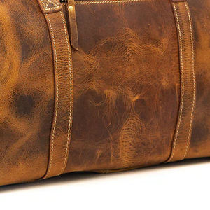 Sac fourre-tout polochon en cuir imperméable unisexe de nouveau style avec logo imprimé de couleur unique pour les sports de plein air, les voyages et la salle de sport - Product Image 6