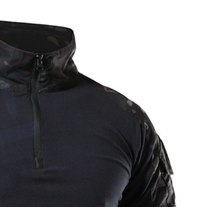 T-shirt à manches longues pour hommes de bon style Chemise d'impression par sublimation en coton et polyester avec technique brodée pour l'hiver - Product Image 4