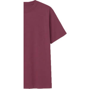 T-shirt pour homme de grande taille personnalisable de haute qualité 200g Spandex/Coton/Fibre de bambou Tissu doux écologique vierge - Product Image 5