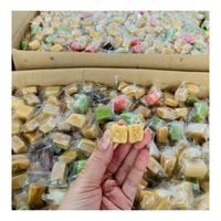 Bonbons à la noix de coco à prix de gros, mélange de bonbons sucrés à la noix de coco Pandan/Taro/Cacahuète/Durian/Cacao/Crème de lait/Saveur de thé vert