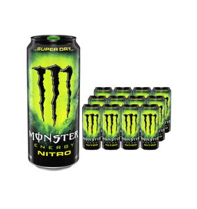 Bebida Energética Monsters Nitro, 12 Latas de 500ml, con L-Carnitina y Vitaminas B, Textura Suave Similar al Champaña, Pedido al por Mayor - Product Image 6