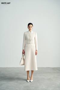 Superventas ALIYAH MAXI FALDA Falda larga acampanada para mujer Ropa de invierno para mujer 100% Poliéster Recyle de WHITE ANT Vietnam - Product Image 6