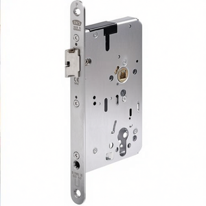 Cerradura de Seguridad DIN Derecha de Acero Inoxidable con Autobloqueo BKS 2116 con Función E Redondeada, Cerraduras para Muebles, Tamaños 20/55/72/9 mm - Product Image 2