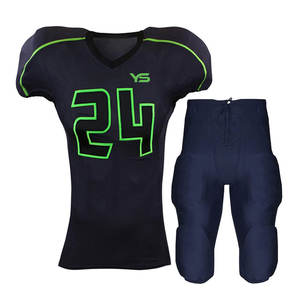 Uniformes de Fútbol Americano 2025 Personalizados, 100% Poliéster Transpirable, Mangas Cortas, Tallas Grandes, Unisex, con Nombre del Equipo - Product Image 6