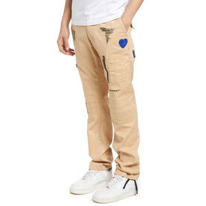 Marque privée Pantalons cargo pour hommes à vendre Pantalons cargo pour hommes de couleur unie Pantalons cargo multi-poches - Product Image 5