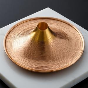 Elegante Juego de Quemadores de Incienso de Latón con Tallados Profundos, Diseñado para Recolectar la Ceniza de los Varillas de Forma Impecable, Estilo Moderno y Artístico Antiguo - Product Image 6