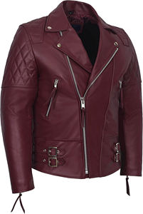Chaqueta de Motocicleta Unisex de Cuero, Resistente al Viento, Tallas Personalizadas, Calidad Estándar Internacional, Ajuste Estadounidense, Producción al por Mayor - Product Image 2