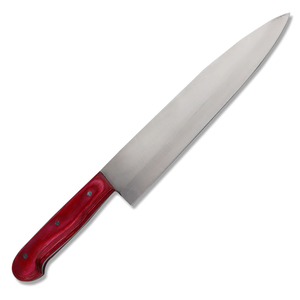 Cuchillo de Chef con Mango de Acero Inoxidable Único en Venta, Cuchillos de Cocina de Acero Inoxidable Hechos a Mano con Mango de Madera - Product Image 5