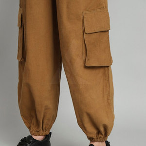 กางเกงผ้าฝ้าย100% กลางสำหรับผู้หญิงผ้าคอตตอนผ้ายืดระบายอากาศได้ดีสไตล์ฤดูหนาวแบนขนาดผู้ใหญ่ตามสั่ง - Product Image 6